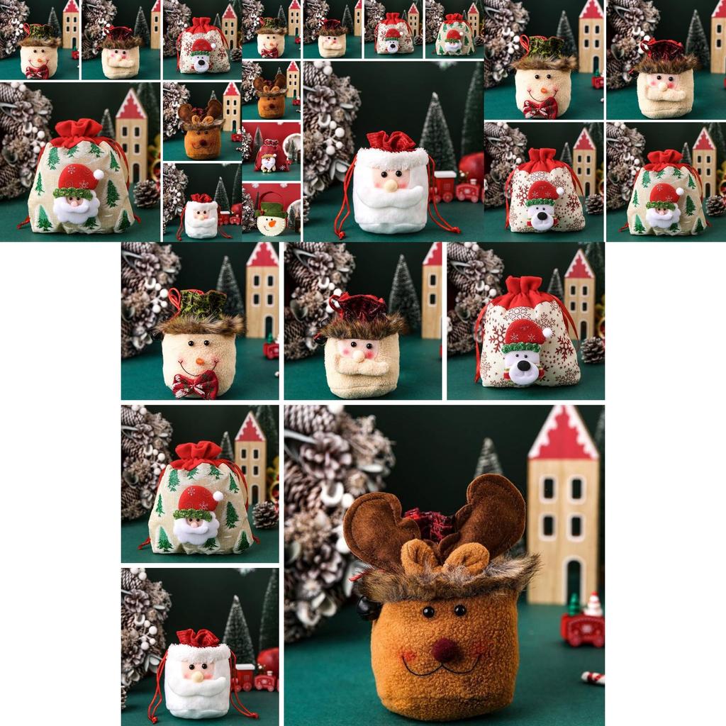 Adorable Christmas Apple Bags For Festive Decoration And Gift Wrapping For Kids
