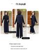 Korean Style Autumn Fashion Set: Middle-Aged Women's Casual Three-Piece Outfit Featuring Top, Wide-Leg Pants, and Vest.