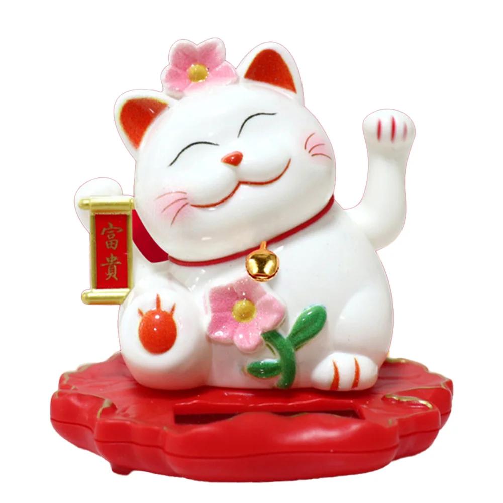 

Feng Shui Lucky Cat Automatic Waving Lucky Cat For Home Blessings Home Decoration No Batteries Needed Office Decoration