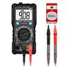 Mini Digital Multimeter9999 Counts True RMS Auto Range AC/DC Volt Amp Ohm Diode Continuity Capacitance Tester DM91A