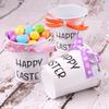 Pack of 1 DIY Flexible Easter Eggs and Carrot Decoration Set with Sponge Filling for Individualized Home Party Decors