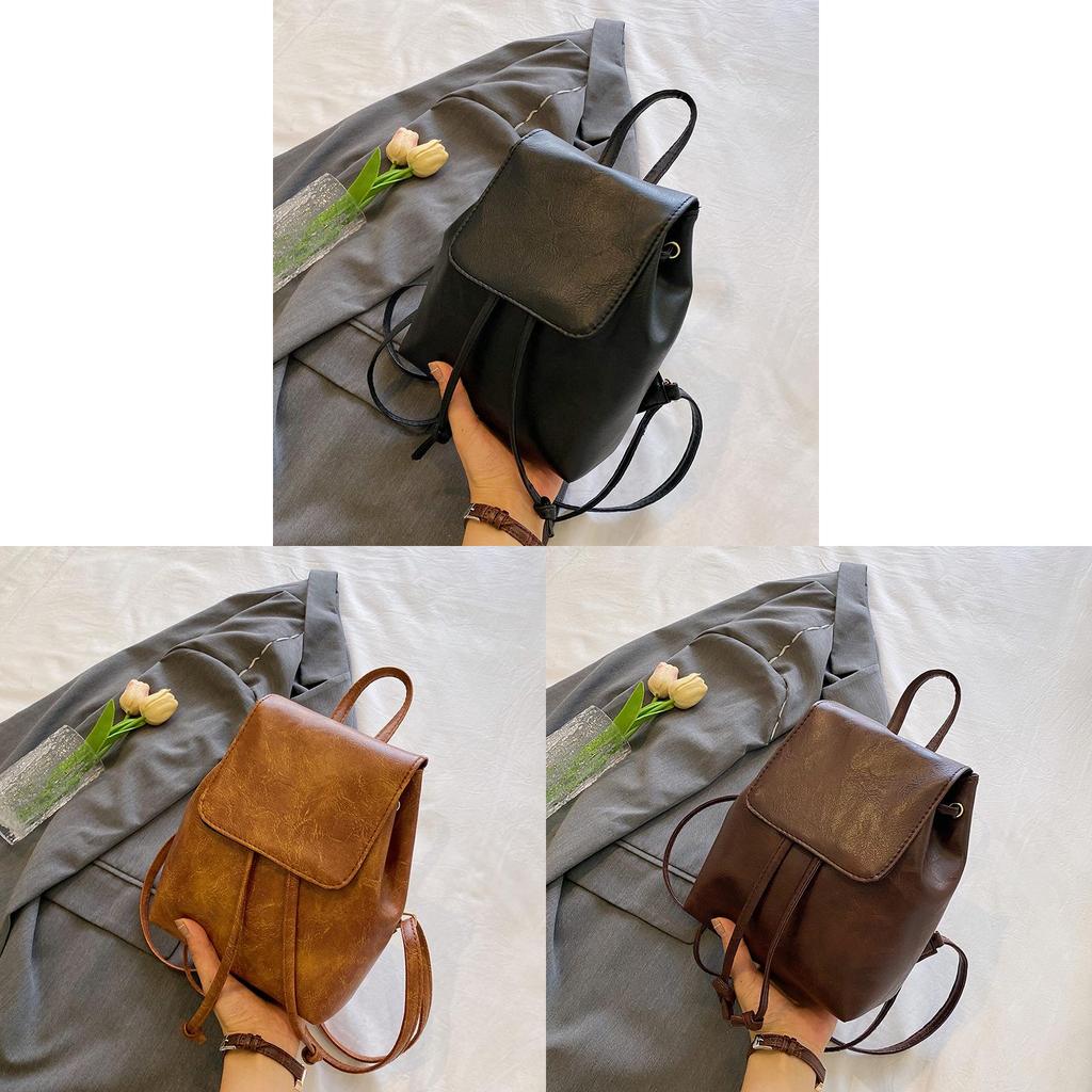 Womens Fashion Casual Backpack With Durable Pu Material For Street Style