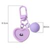Keychain Set Candy Keyrings Chain Gitfs girls Colorful Decorative Pendant Resin Key Holder Heart Ring DIY Jewelry Accessories