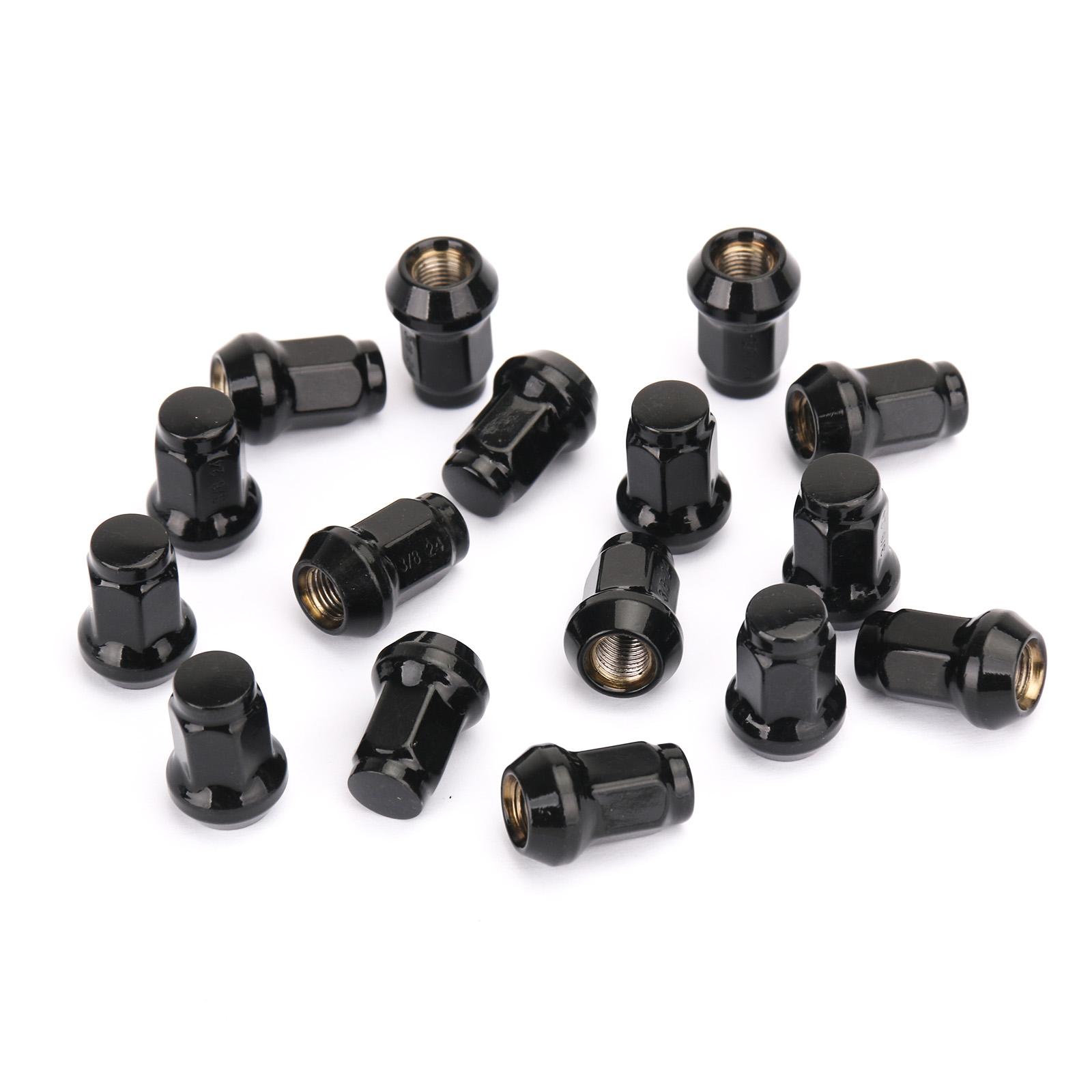 

Areyourshop 16PCS Black Wheel Lug Nuts 3/8 24 Tapered For Polaris Ranger RZR 4 XP Sportsman Motorcycle Accessories Part чёрный
