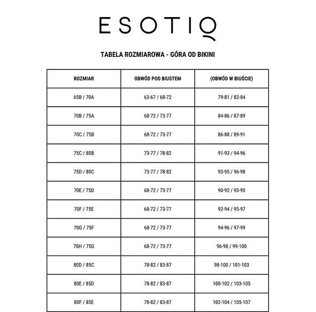Верх бикини Esotiq 41587-99X