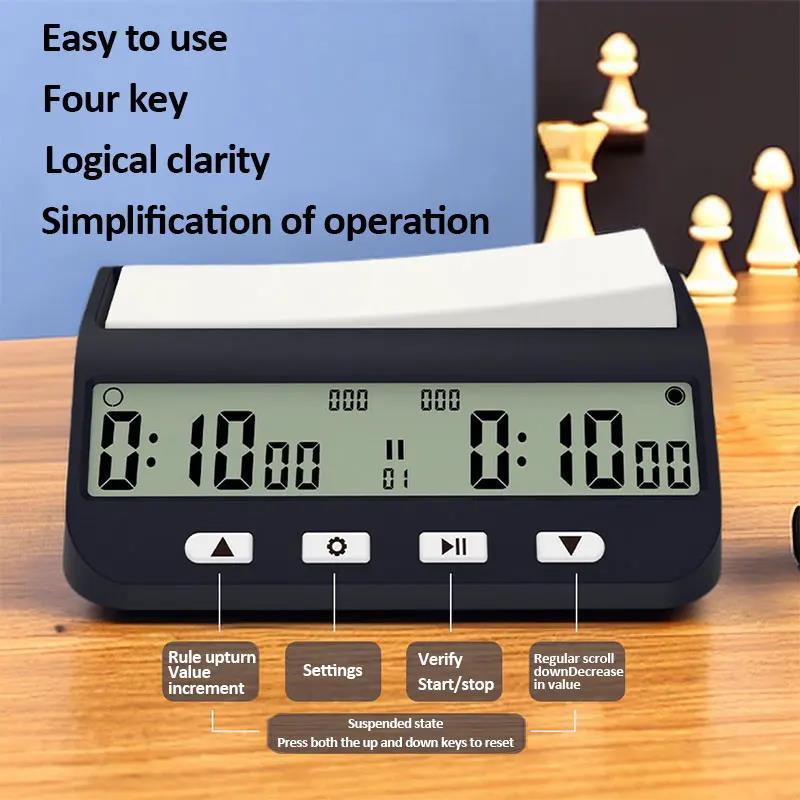YS9901/YS902 Multipurpose Portable Professional Chess Clock Digital Chess Timer Game Timer Count Up/Down Precise Game Stopwatch3
