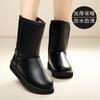 Women Winter Short Snow Boots Faux Fur Lined Flat Casual Shoes