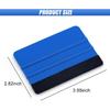 Sleek 4 Inch Plastic Felt Edge Squeegee - Vinyl Scraper Tool for Car Decals, Mini Squeegee Car Window Film Tinting Tool, Vinyl Wrap Wallpaper