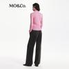 MO&Co. Washable Wool High-Neck Knit Top