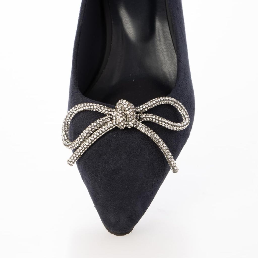 [Evol] Lightweight, Cushioned Ribbon Suede 5cm Pumps