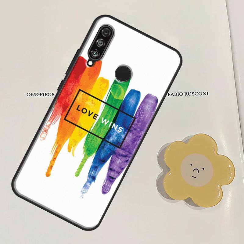 Gay Pride Flag For Huawei Nova Y60 Y70 Y90 Y61 Y91 3i 7i 8i 11i Nova 11 9 10 SE P20 P40 Lite P30 Pro Case