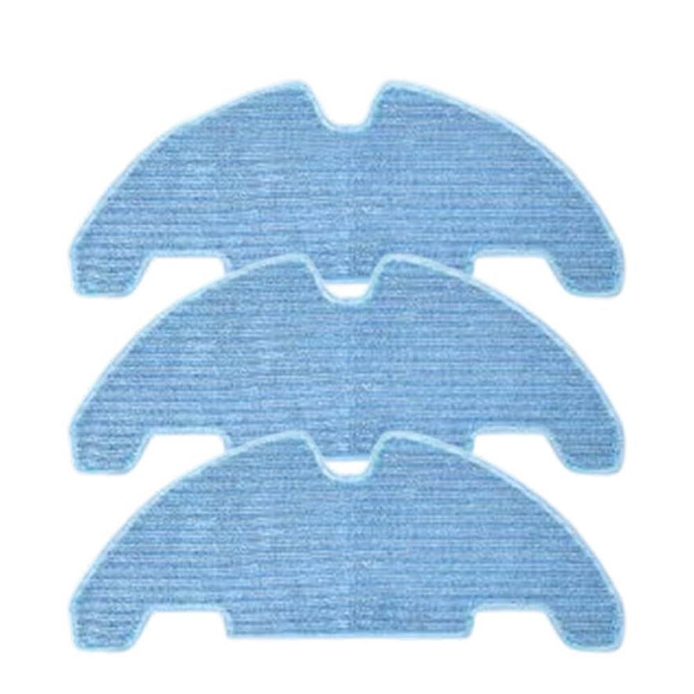 Mop Cloths And Side Brushes Kit For Lefant M330 Pro Vacuum Cleaner, Replacement Accessories With Nylon Bristles And Microfiber