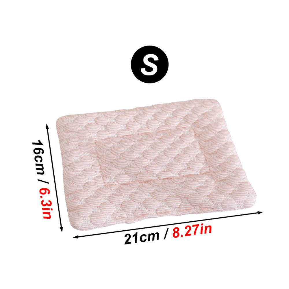 1 PC Summer Cooling Pet Mat Soft Breathable Self-Cooling Blanket Mat for Small Animal Hamster Guinea Pigs Chinchillas Rat Rabbit