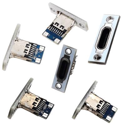 Şarj Veri Portu Type-C USB Jak 2P 2 Pin Dişi Konnektör Jak Tipi Type-C Fiş Yüksek Kaliteli Şarj Portu