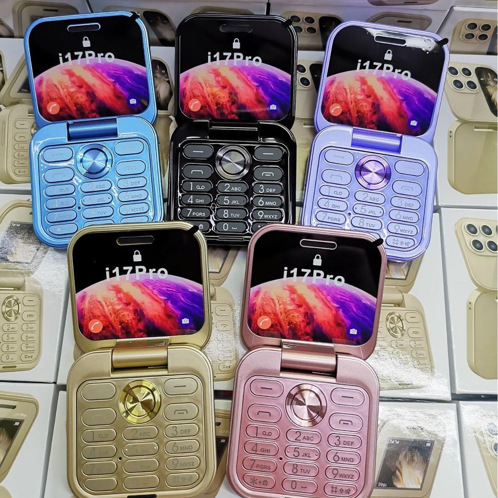 I17pro Flip Phone Mini Elderly Machine Dual Card Dual Standby Loud Large Character Function Machine