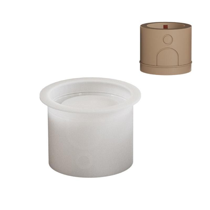 Creative Silicone Mold Round Shape Succulent Planter Moulds Candle Cup Moulds Suitable for Hand-Making Candle Cups