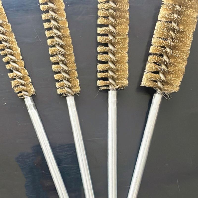 Abrasive Wire Tube & Pipe Brush - Steel Bristle for Deburring & Polishing