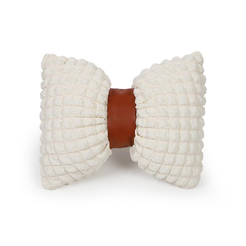 Oreiller Respirant de Soutien du Cou et des Lombaires pour Voiture - Repose-tête Confortable et Dossier Accessoire d'Intérieur