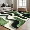 Wijnrood Grijs Vierkant Blok Deurmat Vintage Geometrisch Print Binnen Vloerkleed Modern Vloerkleed voor Woonkamer Huisdecoratie