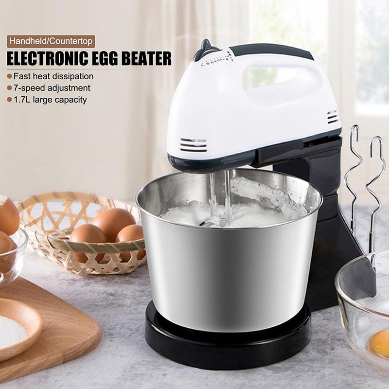 Handmixer Electric Handheld - 7 Speed Portable Kitchen Mixer Electric With 5 Stainless Steel Accessories Whisk