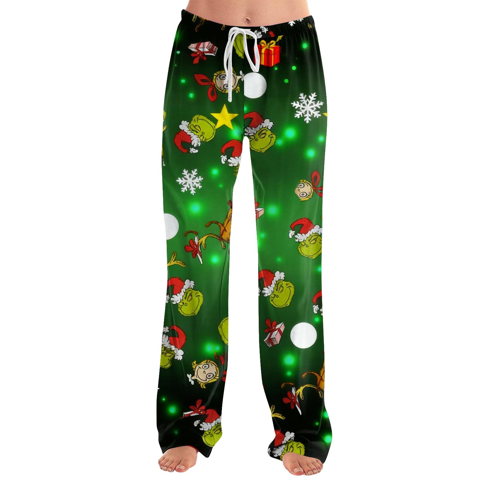 

Женские пижамные штаны, одежда для сна, повседневные брюки с эластичной резинкой на талии, удобные прямые свободные брюки для йоги XL винный