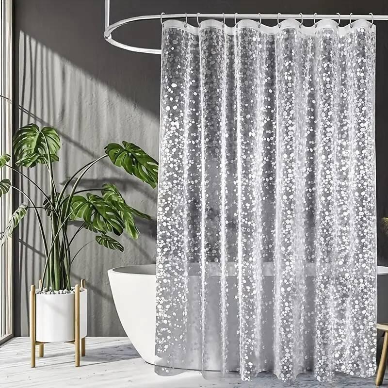 Peva Clear Waterproof Shower Curtain Modern Minimalist For Home Bathroom
