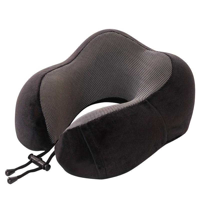 

Embroidered U Shaped Pillow, Slow Rebound Memory Foam Neck Pillow, Travel & Office Nap Pillow чёрный