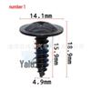 Self-Tapping Mudguard Fender Screw for Kia K5/KX3 New Energy