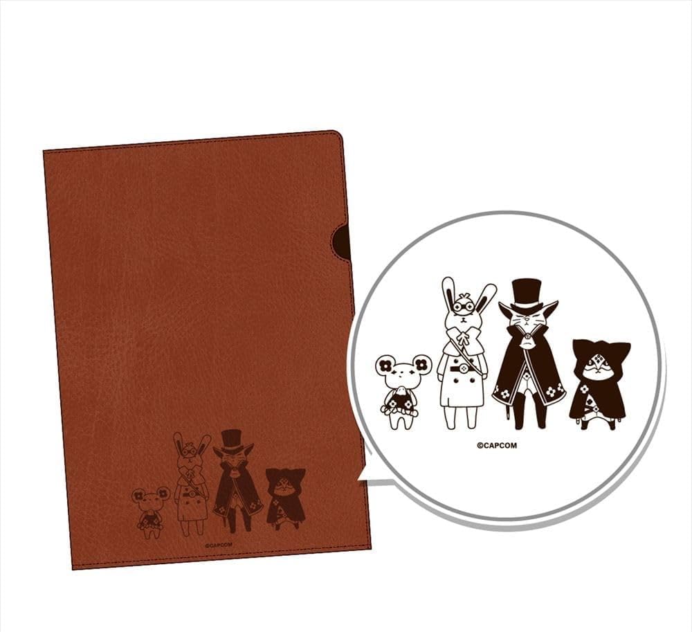 

Capcom Ace H320 x W228 x Synthetic Leather and Polyester Great Attorney Leather-like File, Usarock, Kumaris, Nyanjikus, Nyamen s Servant, Approx.