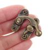 1Set Small Hinges for Wooden Box Vintage Cabinet Part Decorative Drawer Hinges Replacement Jewelry Box Hardware Kit