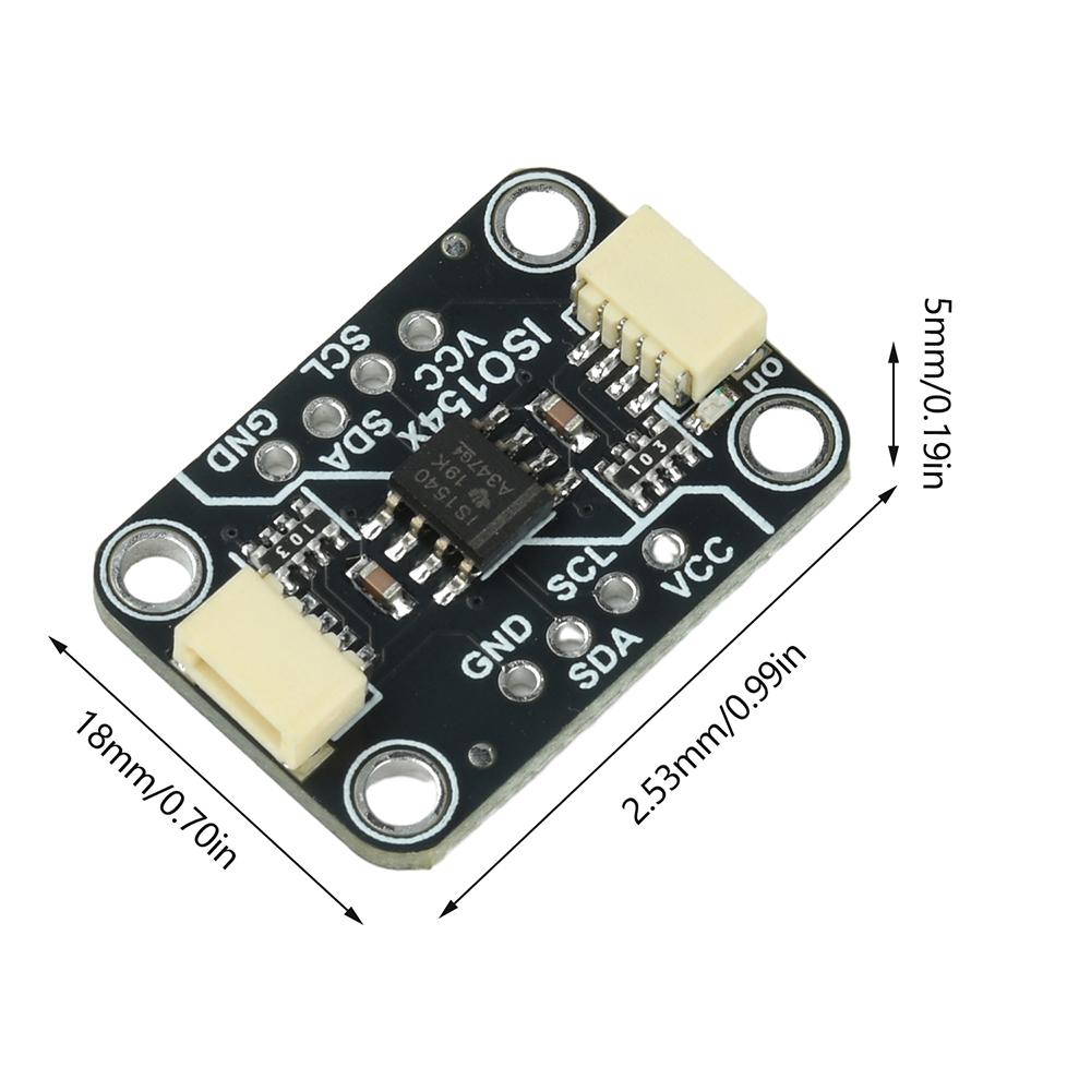 ISO1540 bidirectional I2C isolator Qwiic Board 2500 V-RMS Isolator Support Operation Up To 1 MHz with 8-pin Pin Header