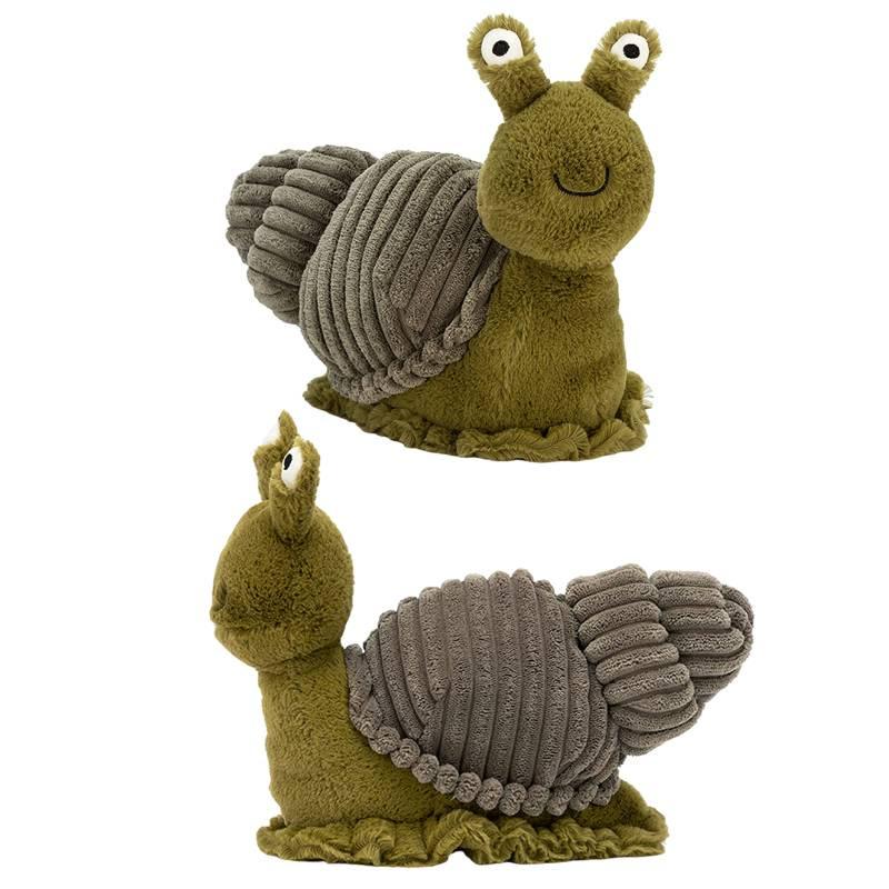 Niedliche Plüschschnecke Weiche Puppe Spielzeug für Kinder Lebensechtes Insektendesign, Perfektes lustiges Geschenk