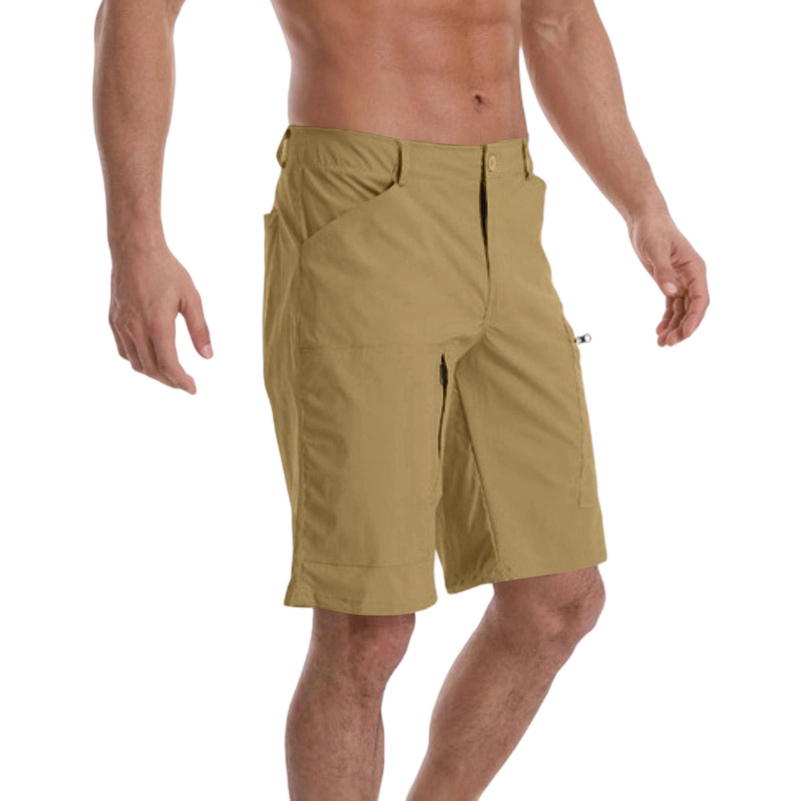 Men s Loose Fit Casual Lightweight Multi Pocket Cargo Straight Leg Hiking Quick Dry Shorts for Outdoor Activities XL