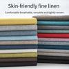Cotton Linen Fabric By The Meter for Upholstery Sofa Cover Pillowcase Cushion Diy Sewing Textile Cloth Thickened Wearable Plain