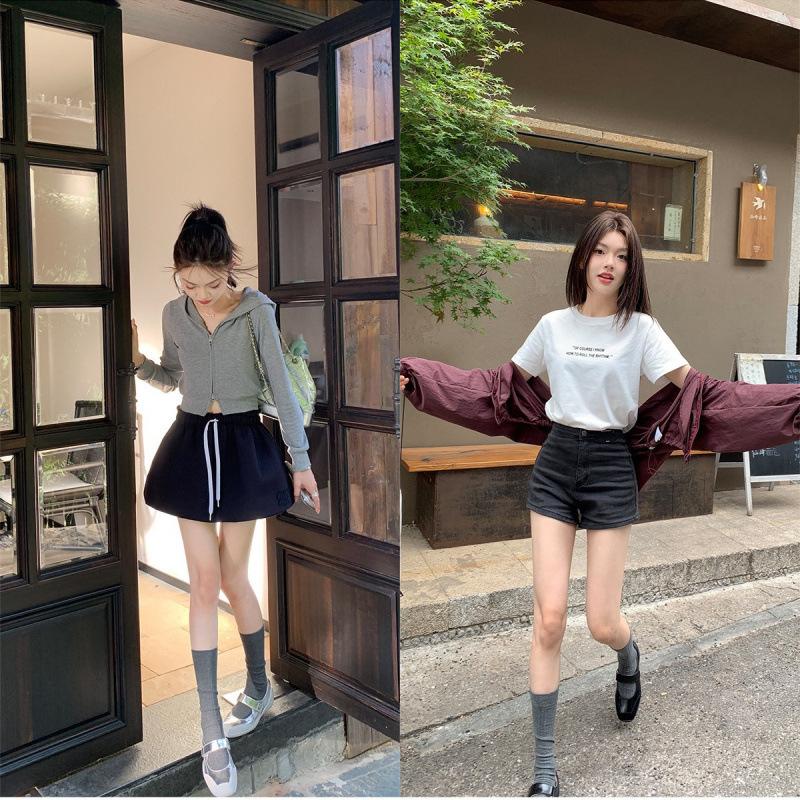 Lazy Velcro Soft Functional Wind Flat Bottom Leather Mary Jane Single Shoes Women's Spring and Autumn