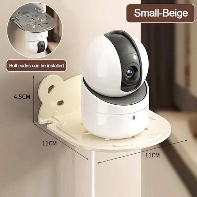 

Настенный кронштейн для беспроводной камеры, кронштейн для системы видеонаблюдения без отверстий, полка для гостиной, материал из углеродистой стали