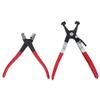 Universal Hose Clamp Pliers 4Pcs Set for Car Oil Pipe Separation Heavy Duty Filter Clamp Tools Mechanic Engine Repairs