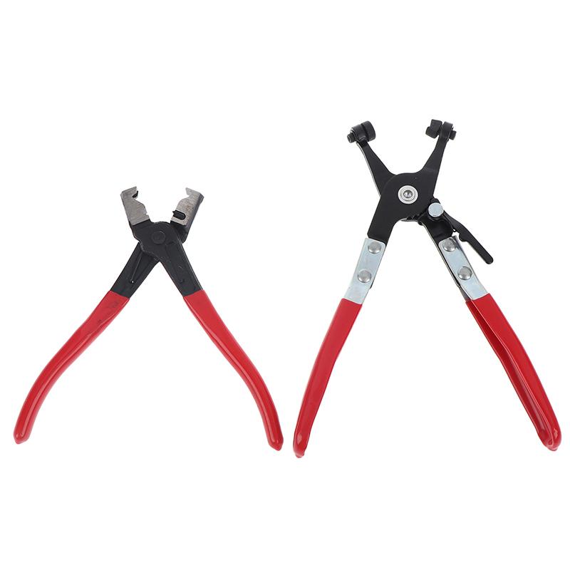 Universal Hose Clamp Pliers 4Pcs Set for Car Oil Pipe Separation Heavy Duty Filter Clamp Tools Mechanic Engine Repairs