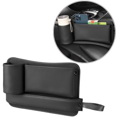 Car Seat Storage Box Car Seat Gap Filler Universal Car Seat Gap Pockets Console Organizer Multi-Functional Crevice Storage Box