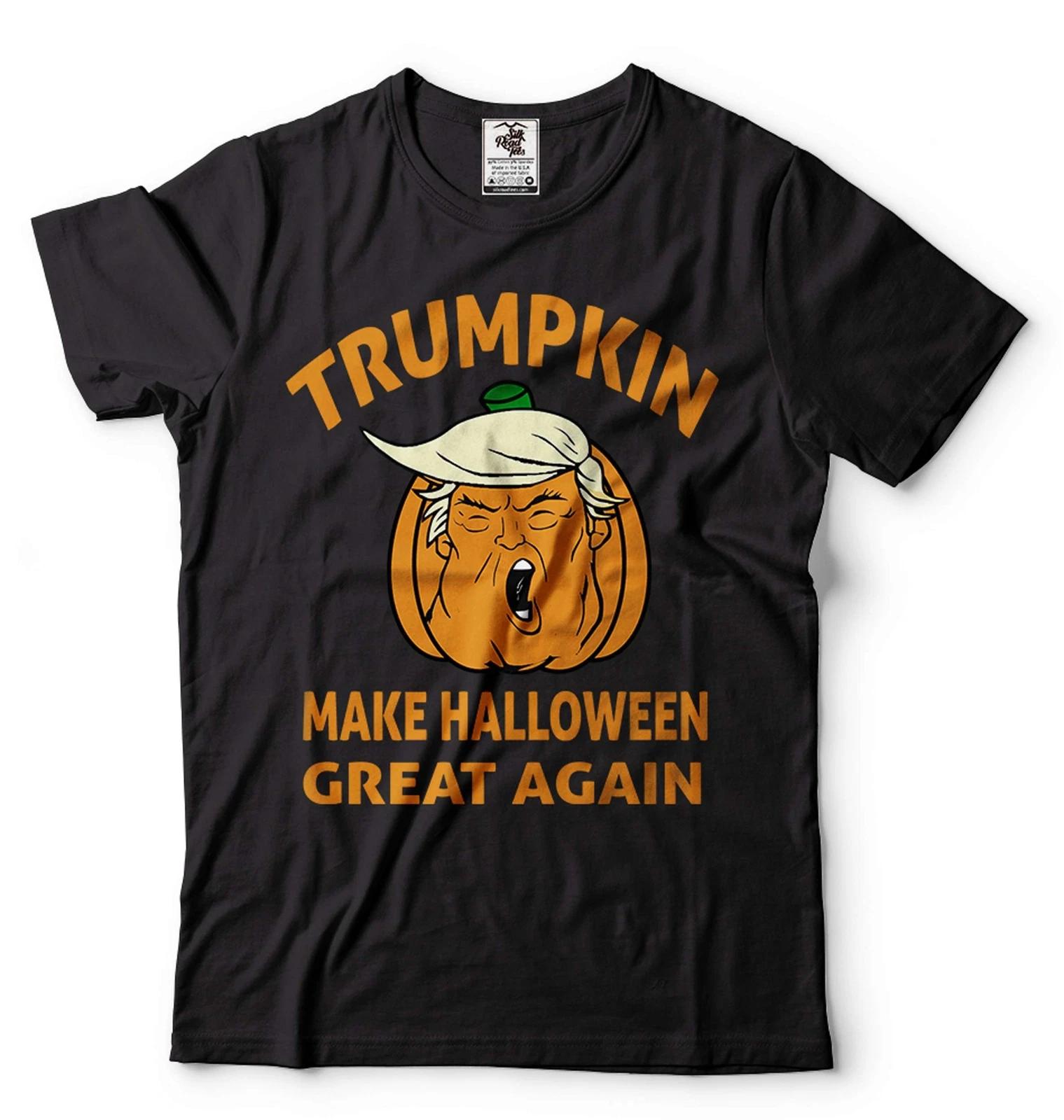 Funny Trumpkin Halloween Shirt Trump Halloween Costume Donald Trump Funny Tee XL