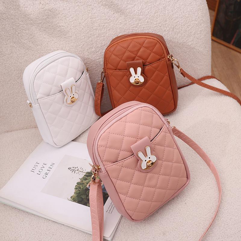 Embroidered Mobile Phone Bag for Women's Bag Fresh and Sweet Shoulder Bag for Women's Versatile Shoulder Bag