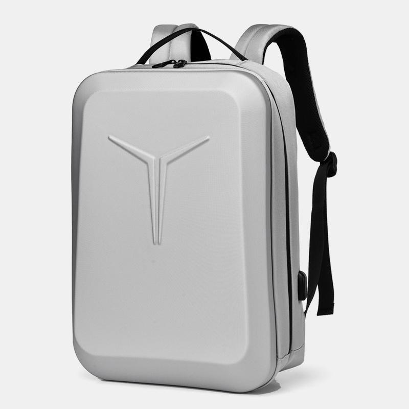 High-End Waterproof Reflective Men's Backpack: Customizable Hard Shell for Business & School