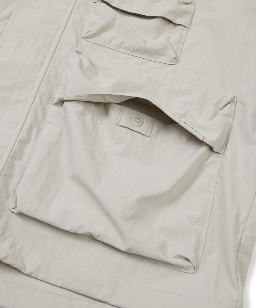 Snowpeak Apparel Taslan Woven Utility Windbreaker Light Beige (S24Mmlwb56)