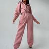 Autumn Winter Women's Hoodie Tracksuit Jumpsuits Loose Playsuits Rompers Female Casual Warm Sports Jumpsuit