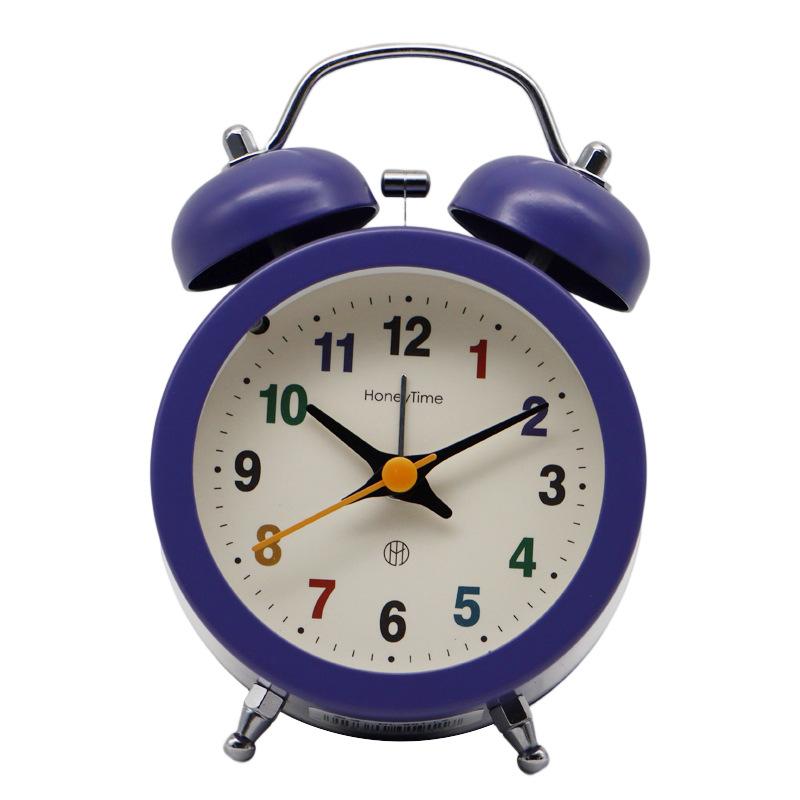 Wake Up Small Alarm Clock To Wake Up Students with A Loud Volume Meter Alarm Clock for Children, Junior High School Students and High School Students