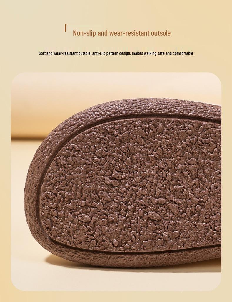 Dámské boty z pravé kůže na robustním podpatku - Jarní/Podzimní Všestranná Módní Ležérní