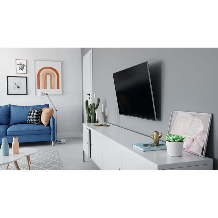 Support mural TV inclinable - GENERIC - TVM 1215 - 19-43 Pouces - Poids max. 15 kg - Inclinaison 5°-15°