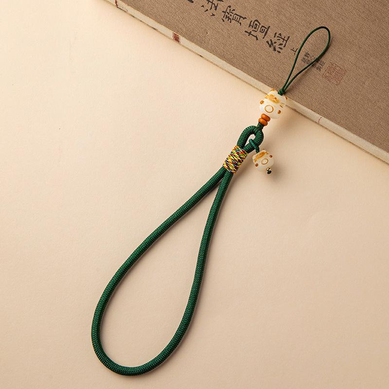 Bodhi Glückskatze Handy-Anhänger Handgelenksband - Niedlicher Anti-Verlust, Anti-Sturz Handyhülle Lanyard Anhänger