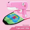 Outdoor Games Kids Glider Flight Throw Foam Plane Kite Shooting Gun, Plane Launcher Toy For Kids, Shooting Toy