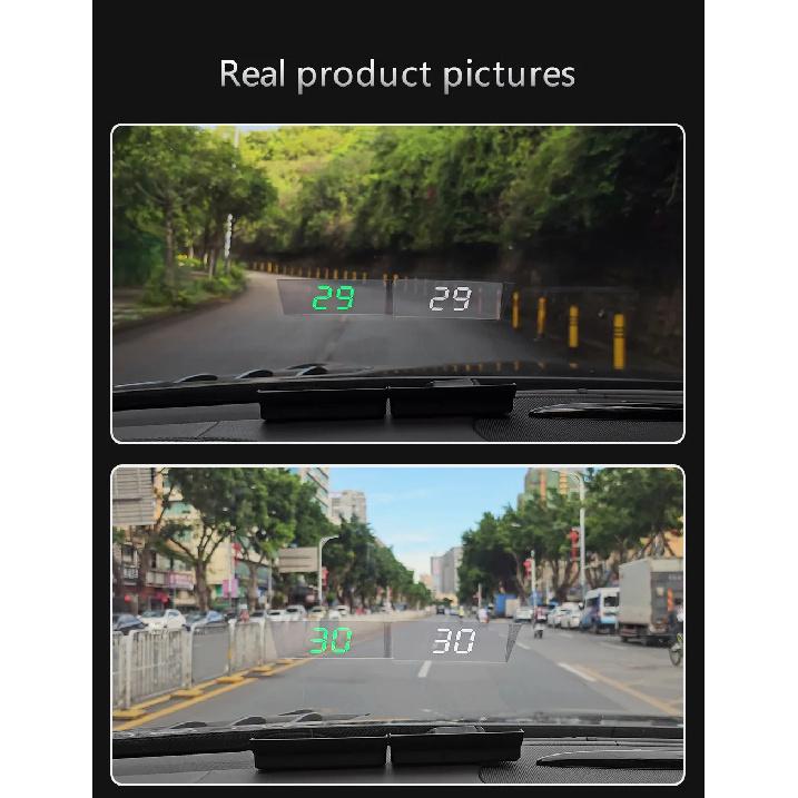 Car head up high-definition display GPS speed display, windshield projector, suitable for all automotive electronic components